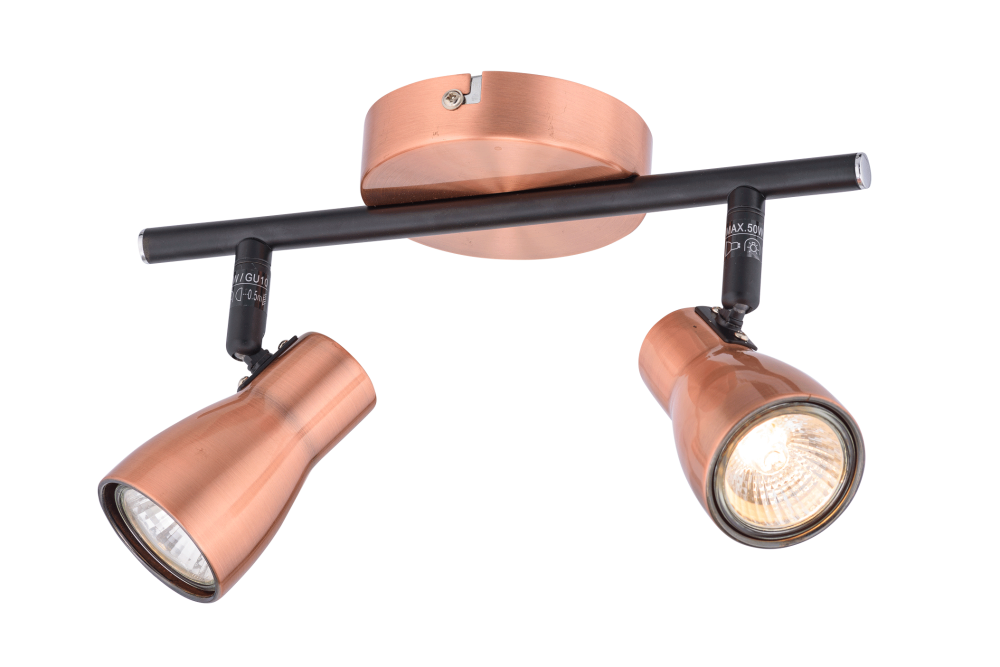 Люстра L330 x W140 x H150, мм, 2*15W (30W), RAB(медный) Sfera Sveta 8763-02/I502 RAB