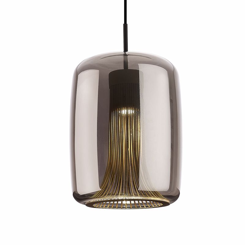 Подвесной светильник 24*38/180 см, 1*GU10 12W черный Mantra Kriss 8521