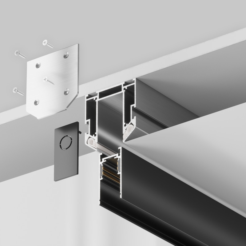 Профиль 200 см для натяжного потолка Maytoni Technical Magnetic track system Exility TRA034MP-212S