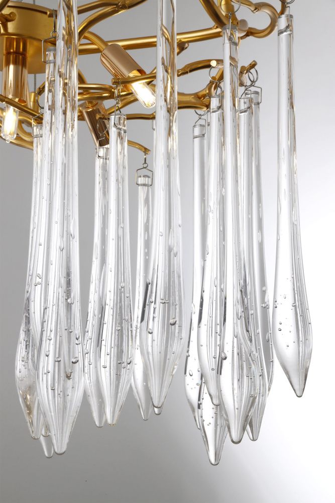 Люстра 50*50*50-145 см, 6*G9*40W, Modestyle  MS.2102.6 GD, Золото