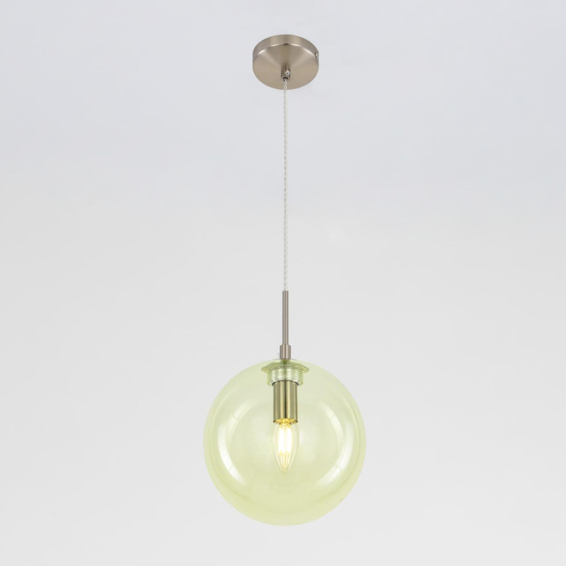 Светильник подвесной 20*130 см, 1*E14, Матовый хром Citilux Томми CL102626