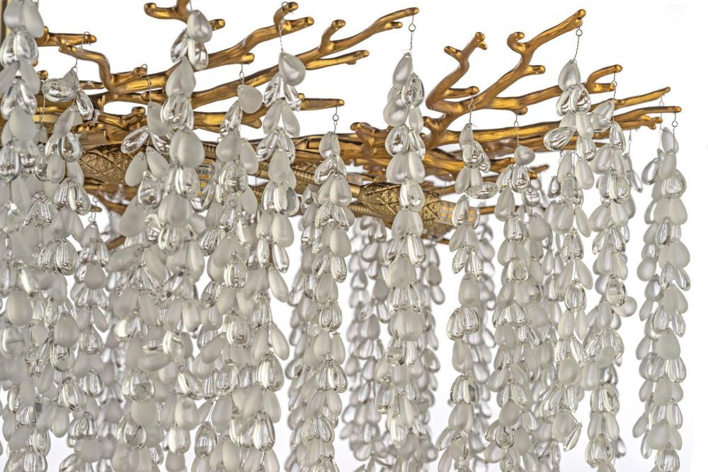 Люстра потолочная *100* см, 14*G9*40W, Dio D`arte Tavenna Antigue Tavenna H 1.3.100.800 A, Антик