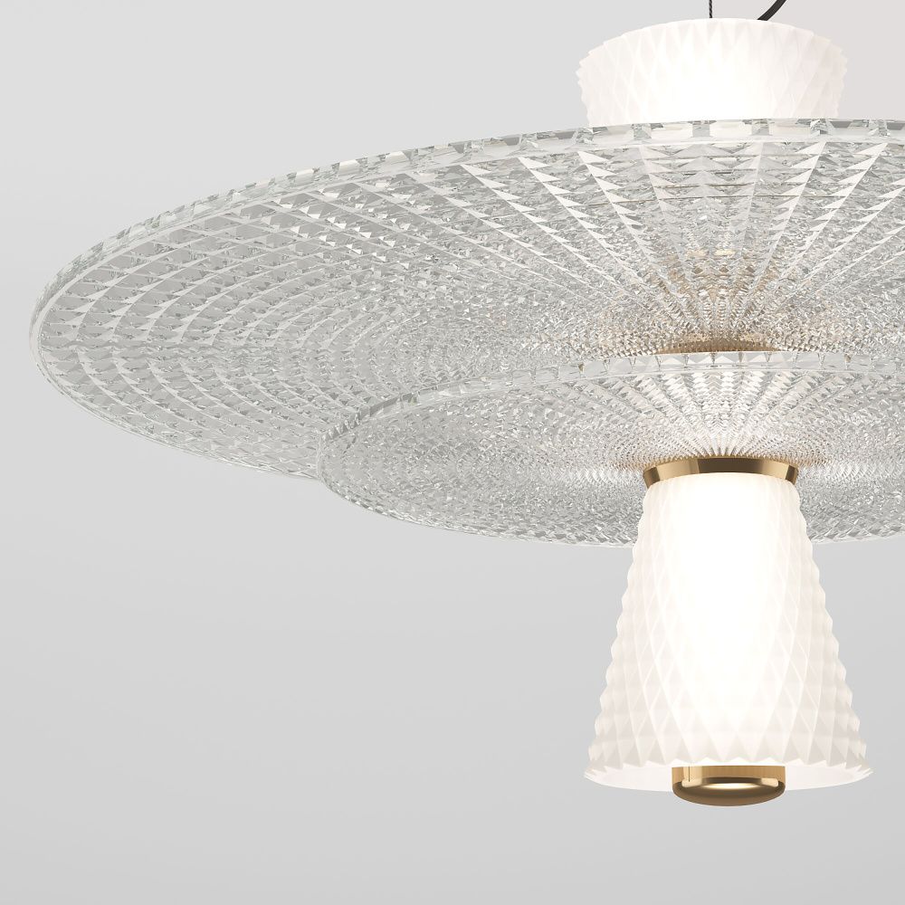 Подвесной светильник 50*50*33-133 см, LED*7W, 4000K, Eurosvet Titania 40029/1 LED, черный, a069225