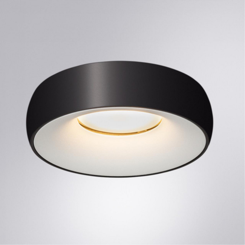 Светильник 10 см, Arte Lamp HEZE A6665PL-1BK, черный-белый