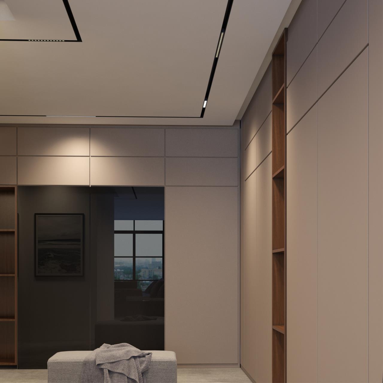 Трековый светильник 25 см для низковольного шинопровода Novotech Flum 358414, 12W LED, 4000K, черный