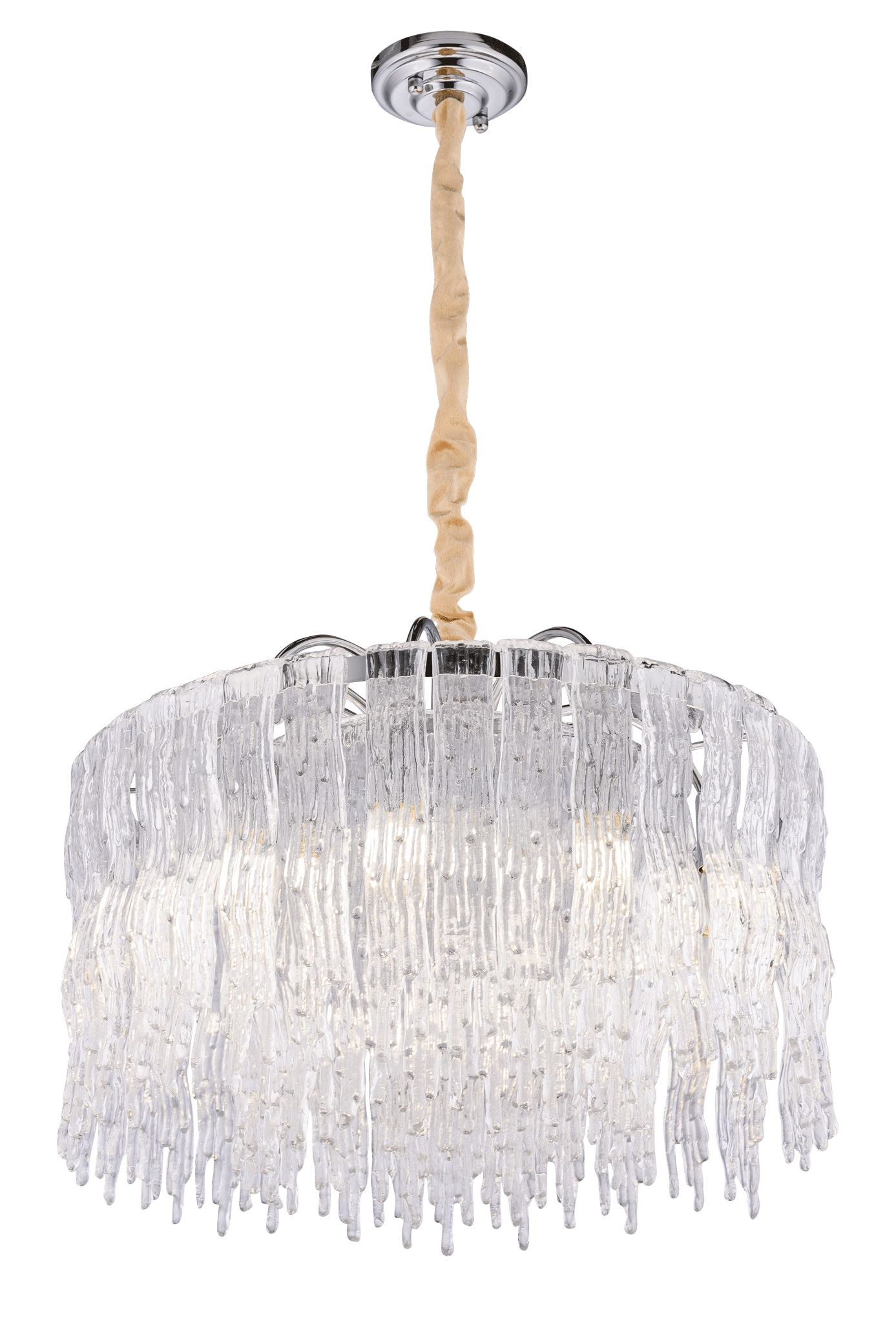 Люстра 600*450-950, 10*E14, 40W NewRgy Cristallo 2279R/10 CHR, Хром