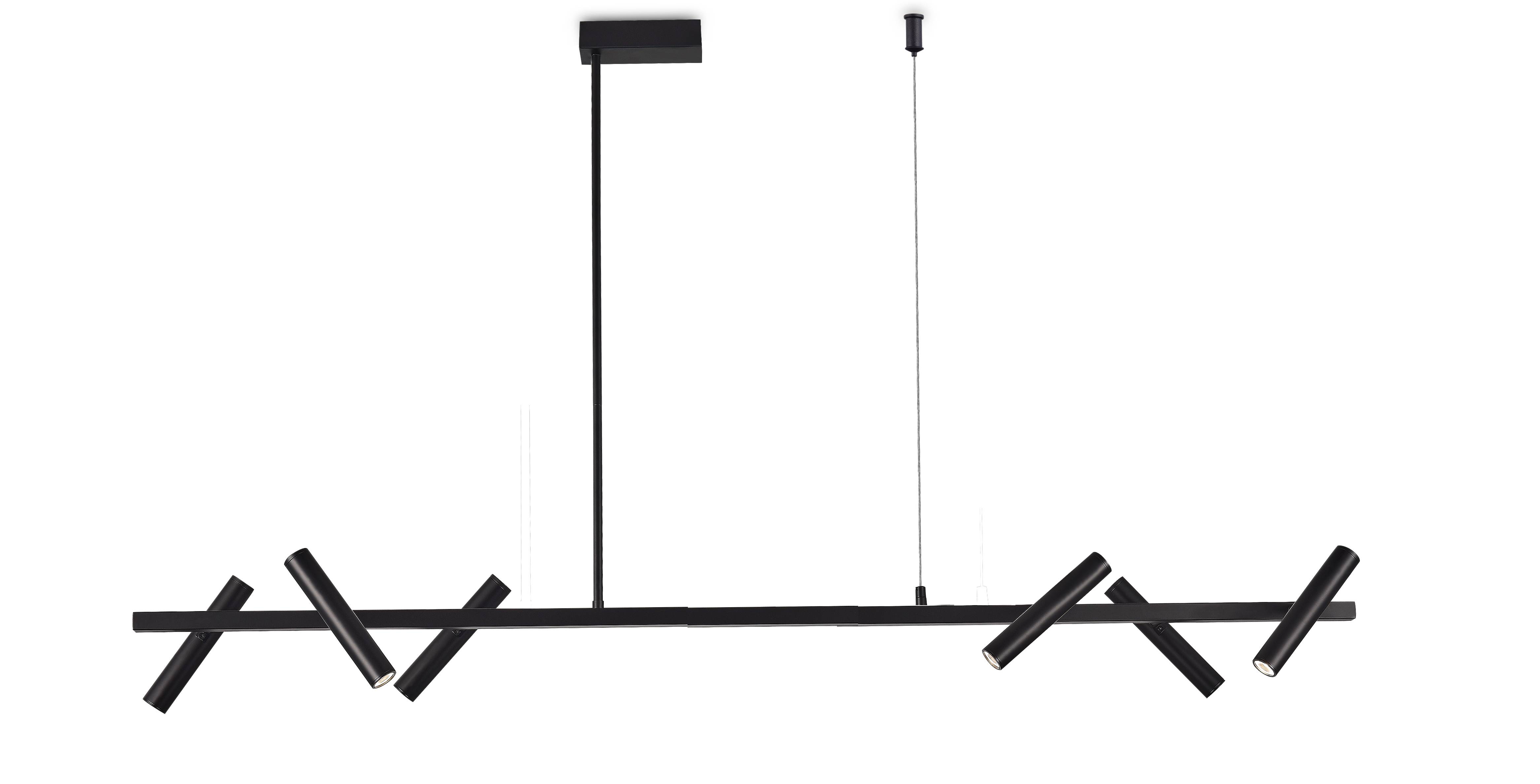 Люстра 1400*1500, LED, 21W 4000K NewRgy LED L2688-DW-140 BLACK, Черный