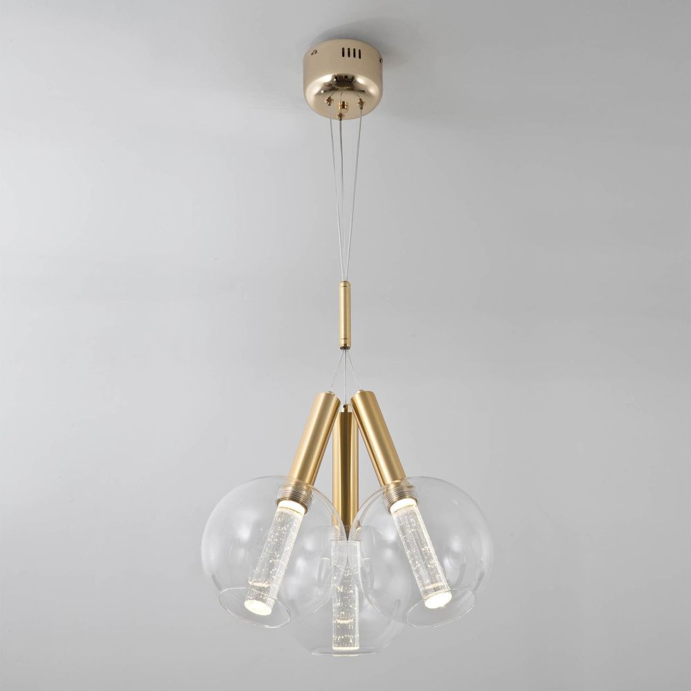 Подвесной светильник 35*35*140 см, LED 9W, 4000K, Золото MODELUX ML.88917.3 GD