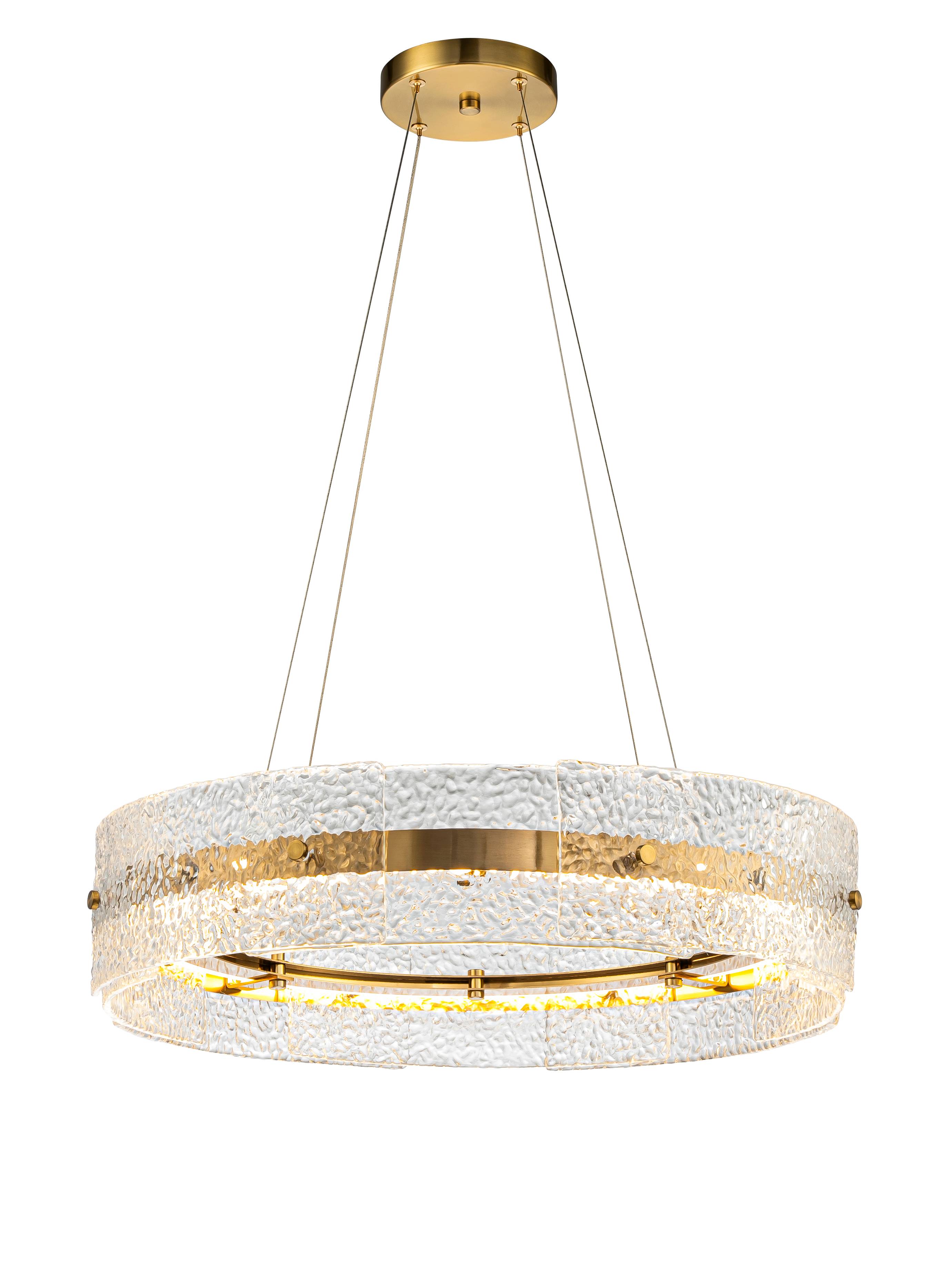 Люстра 600*2000, LED, 20W 3000-6000K NewRgy LED 82071-600 COPPER GD, Золото