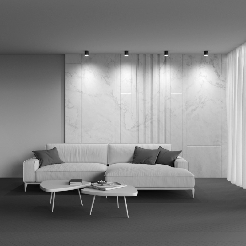 Потолочный светильник 8,2*8,5 см, 1 GX53*15W Polar C088CL-GX53-B Maytoni Ceiling & Wall, Черный