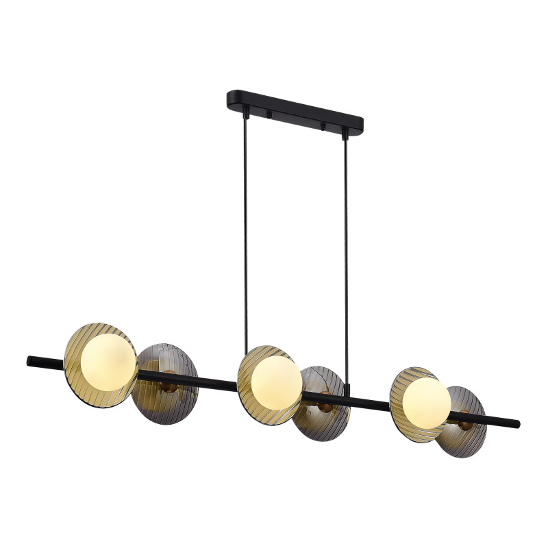 Светильник подвесной NOON 6*G9*5W 4000K ST LUCE SL1521.403.06 черный