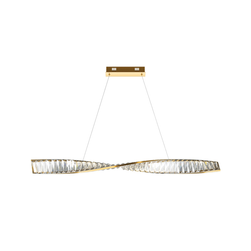 Подвесной светильник 100*8*311,1 см, LED, 27W, 3000К, Maytoni Krone P097PL-L28BS3K латунный