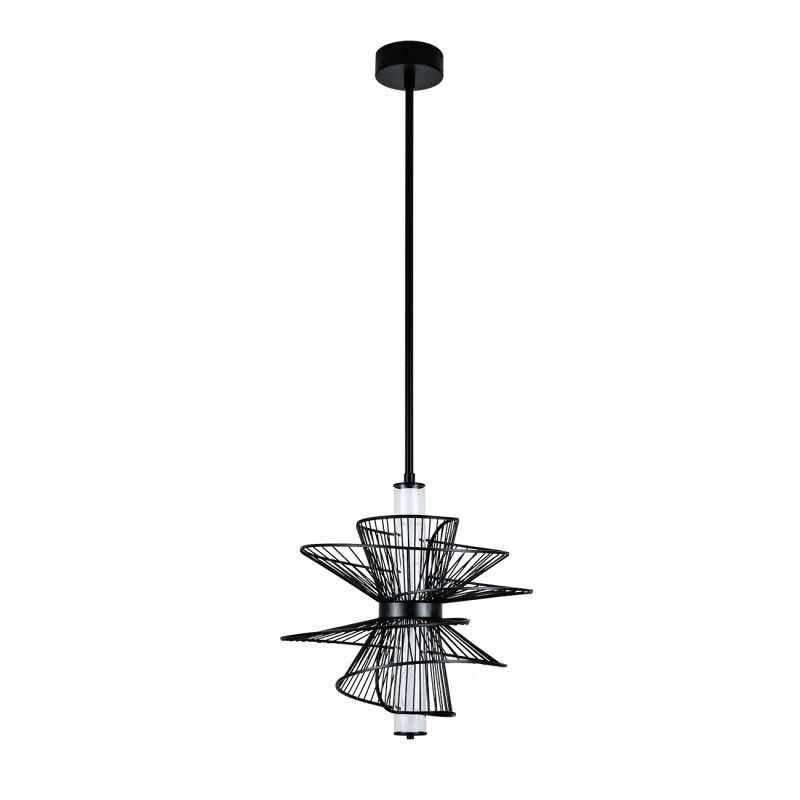 Подвесной светильник 56 см, 20W, 4000K, Indigo Elementi 10021/1P Black V000097L, черный, 10021/1P Black