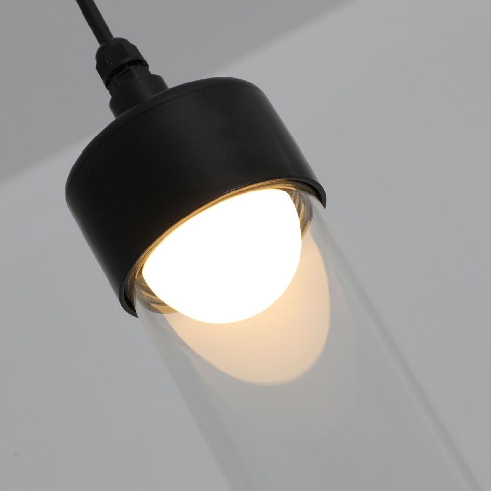 Уличный подвесной светильник 7 см, 5W, 3000K, Favourite Outdoor 4702-1P, черный