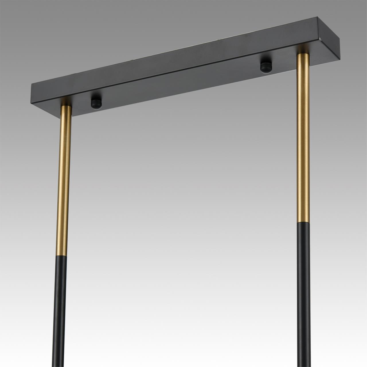 Люстра потолочная 35*60*66 см, 12*G9 Lumion Tamaresa 8112/12 черный, титаниум