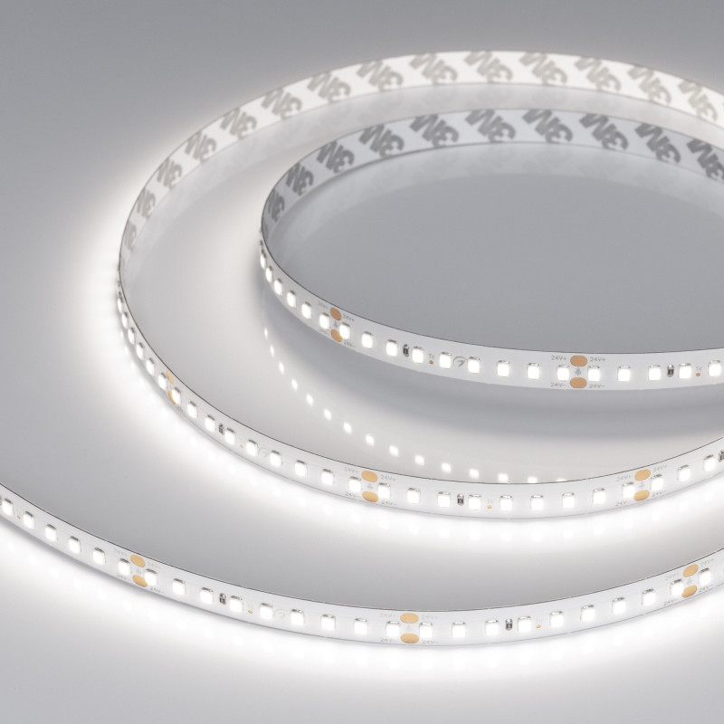 Лента RT-A144-10mm 24V White6000 (7.7 W/m, IP20, 2835, 5m) (Arlight, высок.эфф.200 лм/Вт) 038783. Цена указана за 5 метров. Продается кратно 5 метрам.
