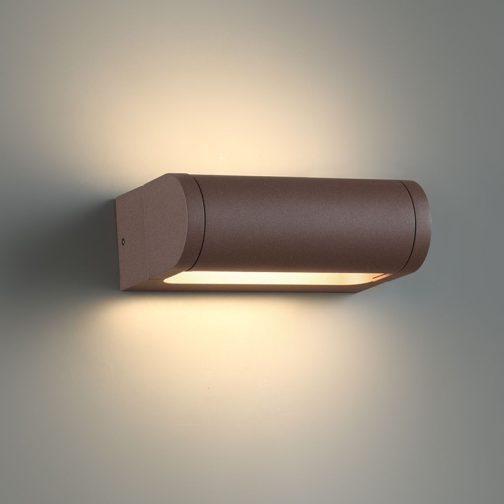 Настенный светильник 18 см, 12W, 3000K, Odeon Light 7118/12WL, коричневый
