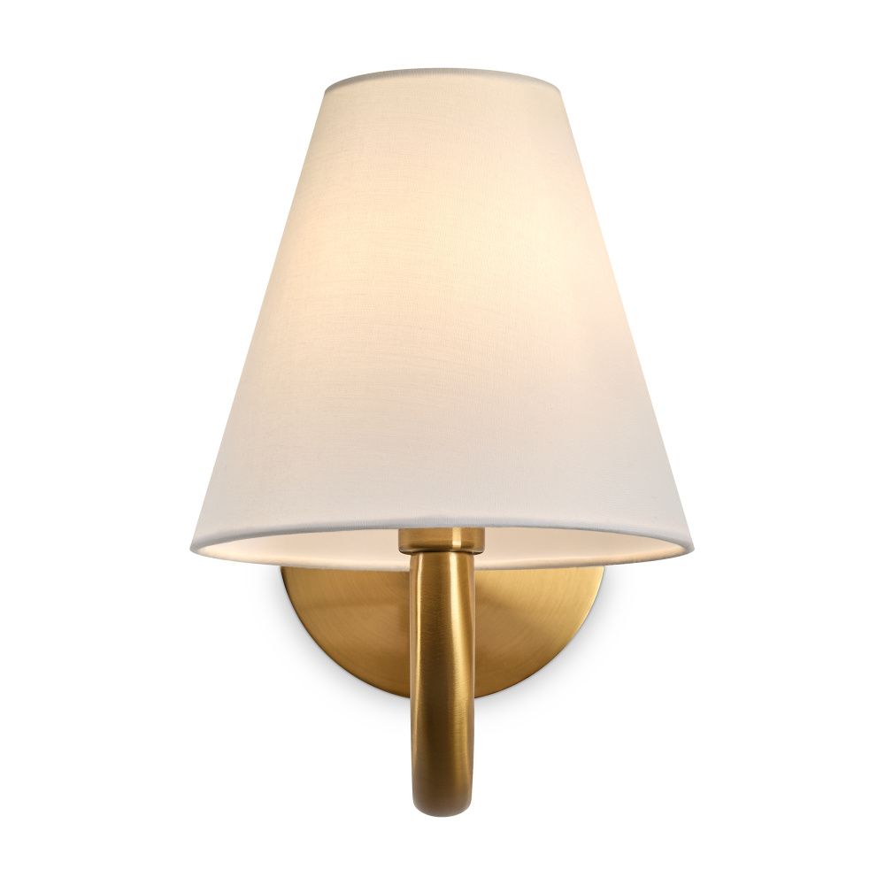 Бра 27*17*-25 см, 1*E14*40W, Freya  FR2063WL-01BS, Латунь