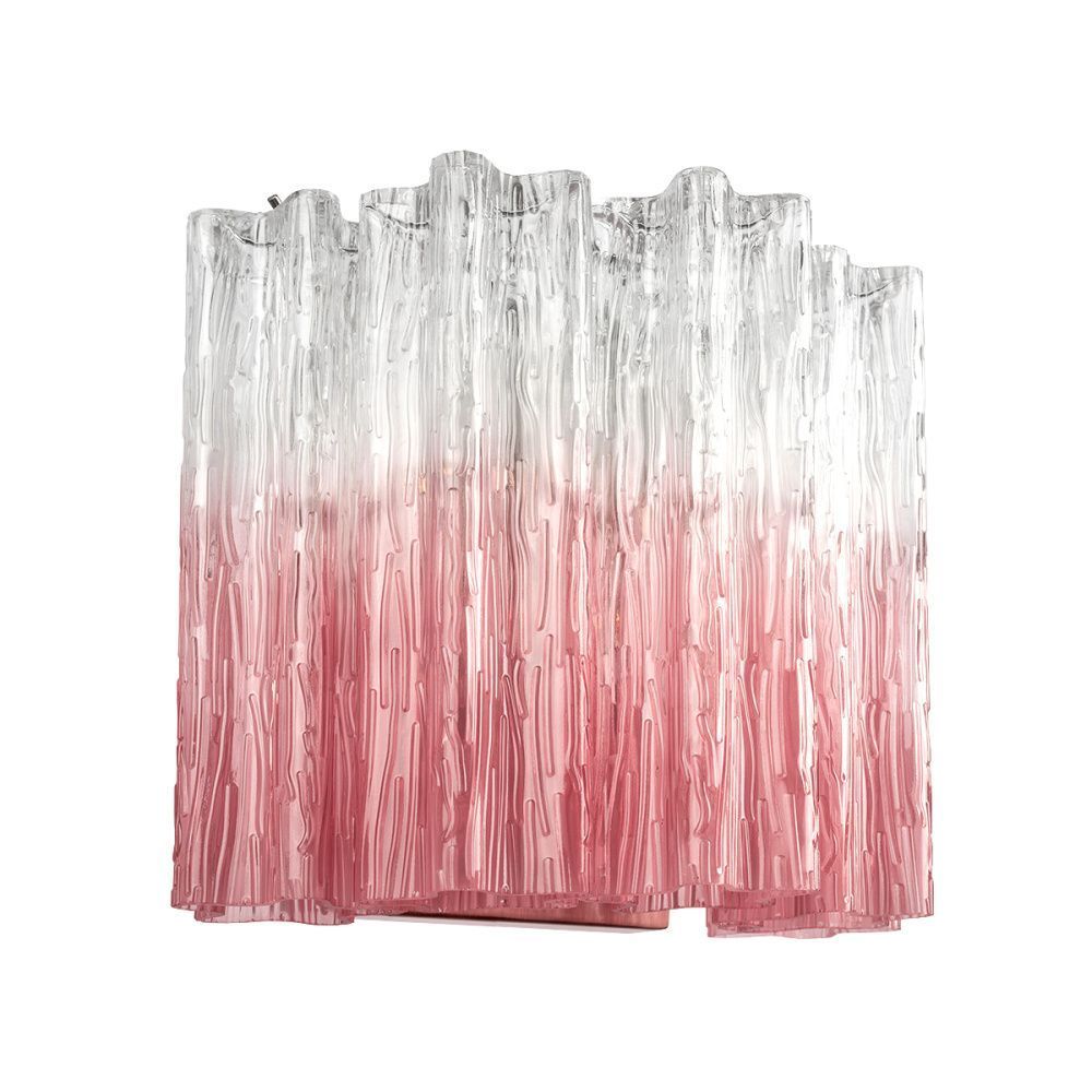 Настенный светильник 25 см, Loft IT Murano 10580W Clear pink, бронза