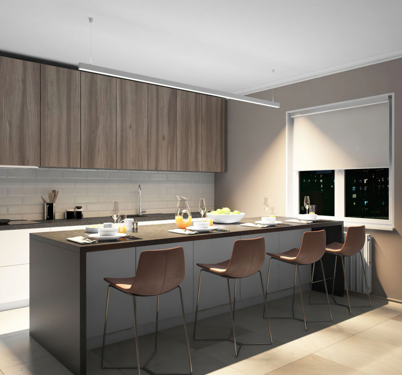 Светильник светодиодный 125 см, 62W, 4000K, Denkirs DK9254-WH, белый