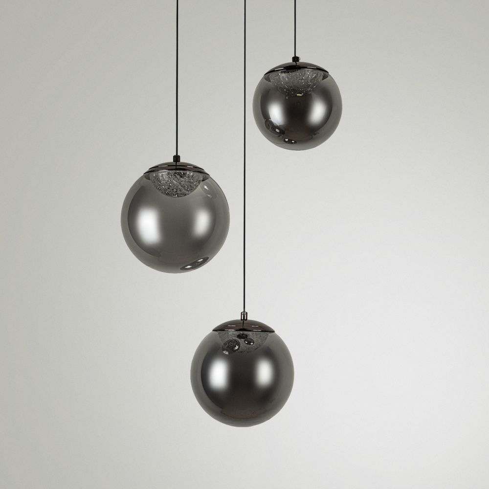 Светильник *30* см, LED*17W, 3000-6000K, Modelux  ML.2338.3R BK, Чёрный