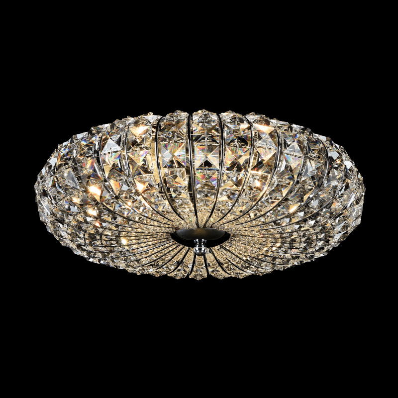 Люстра диаметр 40 см Maytoni Modern Broche DIA902-04-N никель