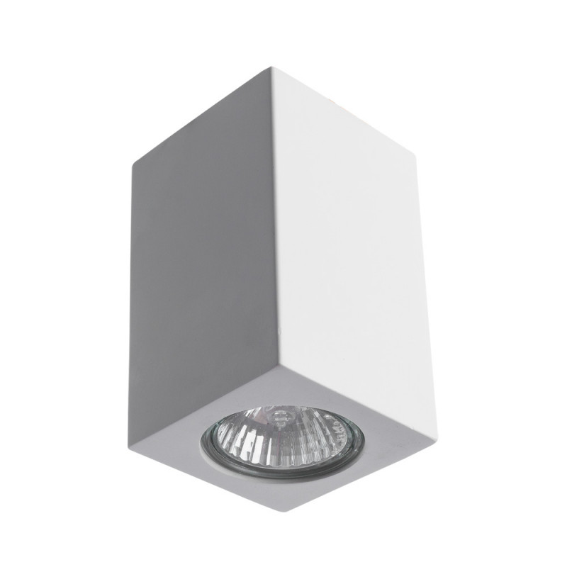 Cпот накладной гипс ArteLamp Tubo A9264PL-1WH,белый, 7*7*9 см