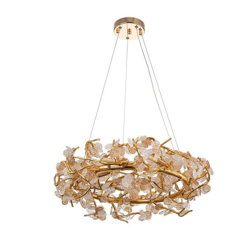 Люстра *55*100 см, 8*G9*10W, Indigo Crystal V000420, золотой, 11042/8P Gold