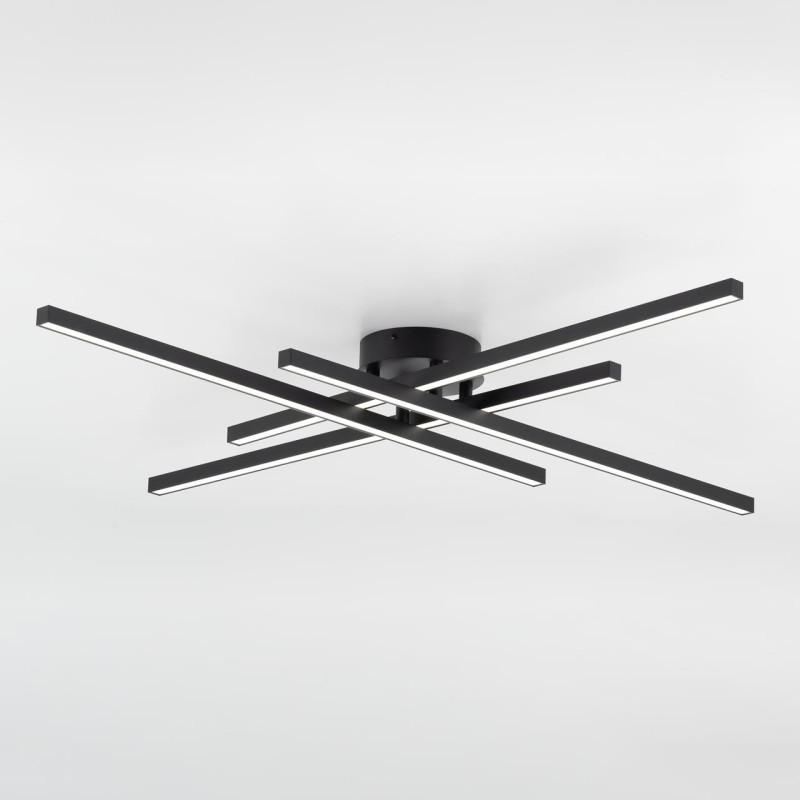 Люстра 117 см, 80W, 3000-5500K, 20 м2 Citilux CL203141 Стиг Черный