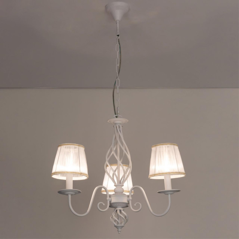 Люстра Citilux CL427130, диаметр 65 см, белый