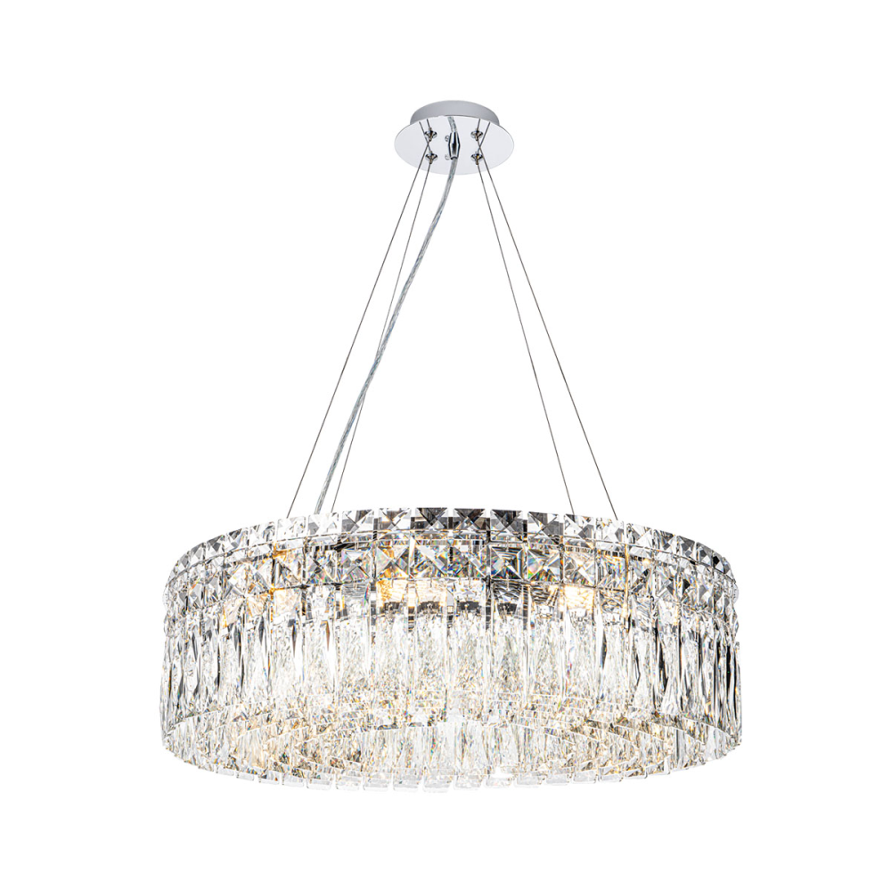 Подвесная люстра 60*126 см, Е14*8*40W, 18 м2 MODELUX ML.7084.600 CR хром