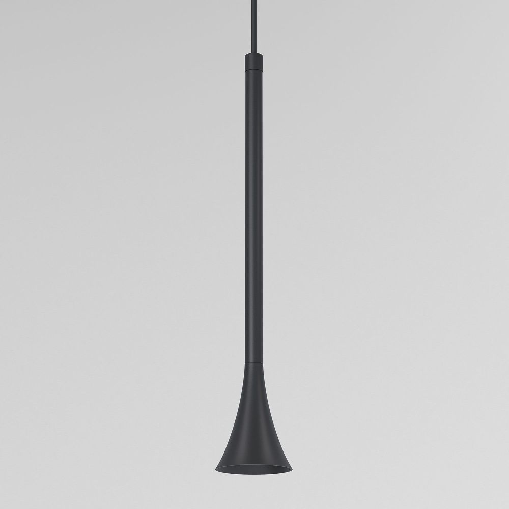 Подвесной акцентный светильник 4*4*142 см, LED, 5W, 4000K, Elektrostandard Hall 50314 LED, черный