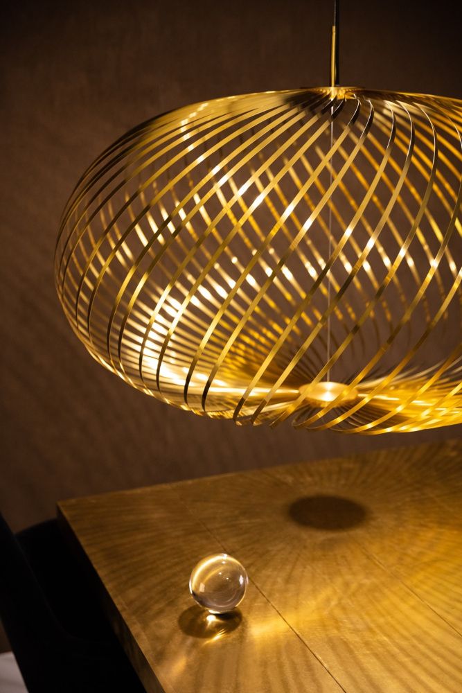 Светильник DZN-44750 ЗОЛОТО D950/H3000/2/LED/3000K SPRING PENDANT by Tom Dixon