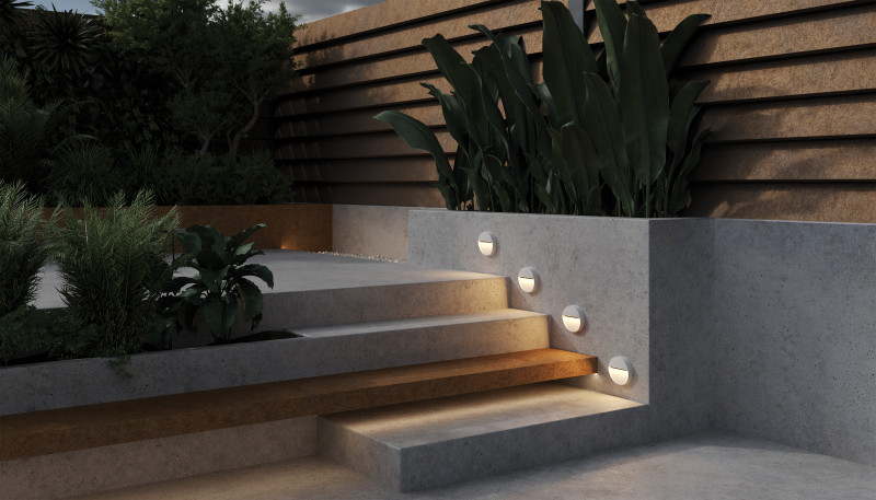 Подсветка для лестниц  12*2,2 см, LED 3W, 3000К, Белый Maytoni Mane O046SL-L3W3K