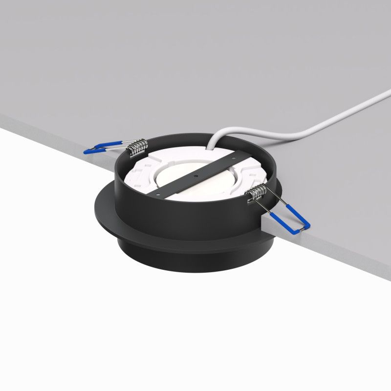 Светильник встраиваемый *11*4,5 см, 1*GX53*15W, Denkirs FLAT DK2090-BK, черный