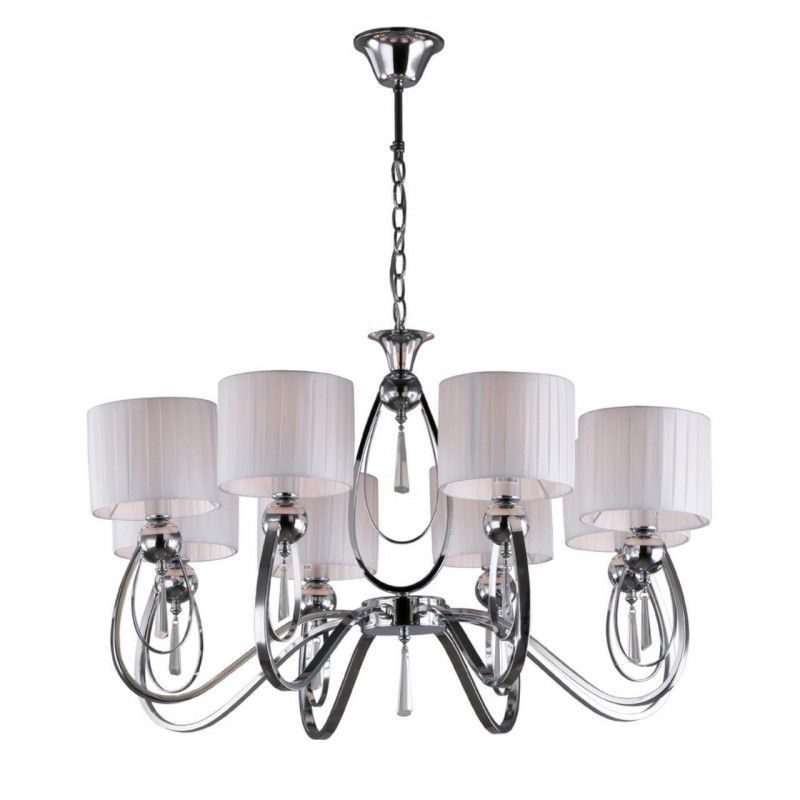 Подвесная люстра 78*90 см, 8*E14, 40W, Omnilux Omnilux 638 OML-63803-08, хром