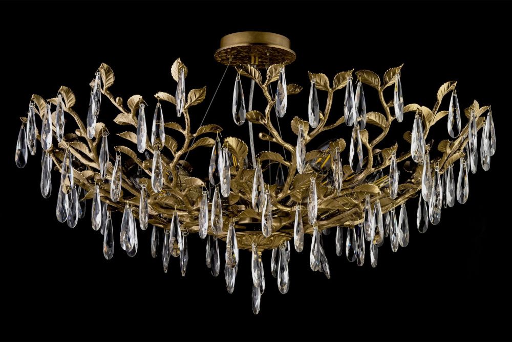 Люстра подвесная *80*53 см, 10*E14*40W, Dio D`arte Acerra Acerra E 1.5.80.100 A, Антик