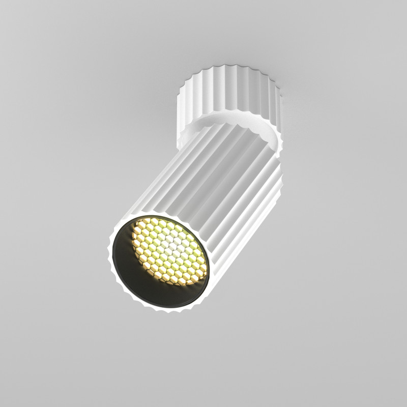 Спот 10*5,6*13,7 см, GU10, 10W, Maytoni Technical calipso C108CL-01-GU10-W белый