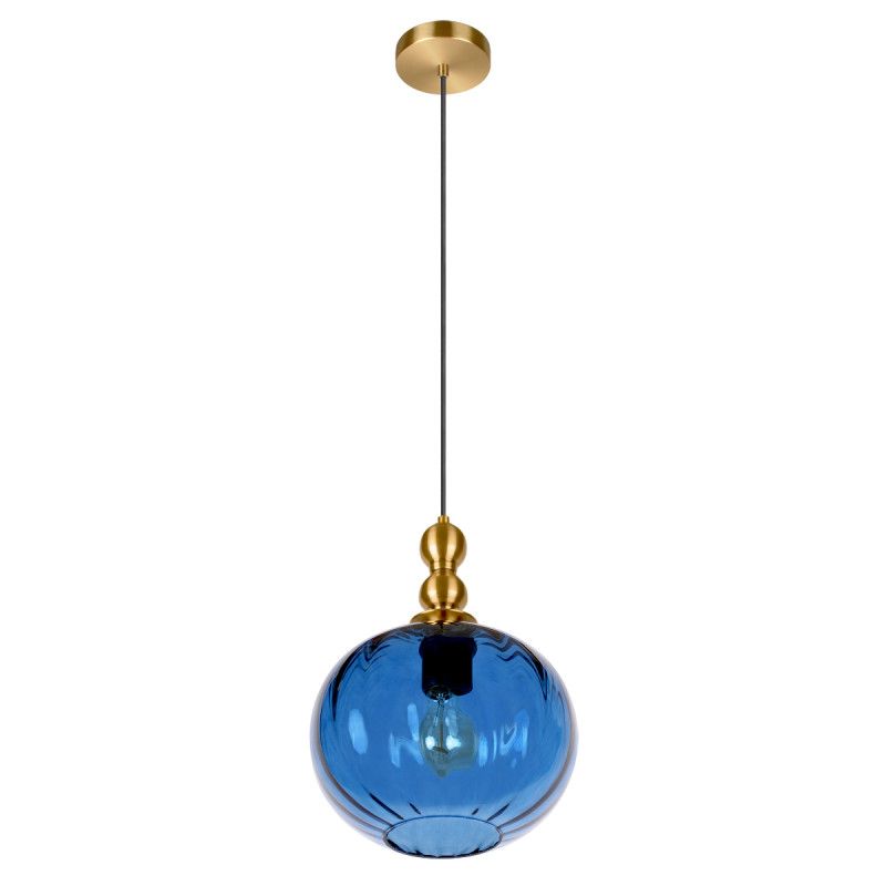 Подвесной светильник *25*-22,5 см, 1*E27*40W, LOFT IT Melon 10426 Blue, бронзовый