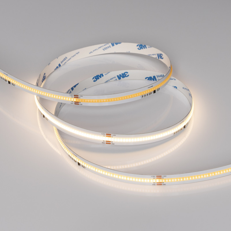 Лента SPI-COB-X378-12mm 24V Warm3000-PX63-BPT (7 W/m, IP20, 5m) (Arlight, бегущий огонь) 041736. Цена указана за 5 метров. Продается кратно 5 метрам.