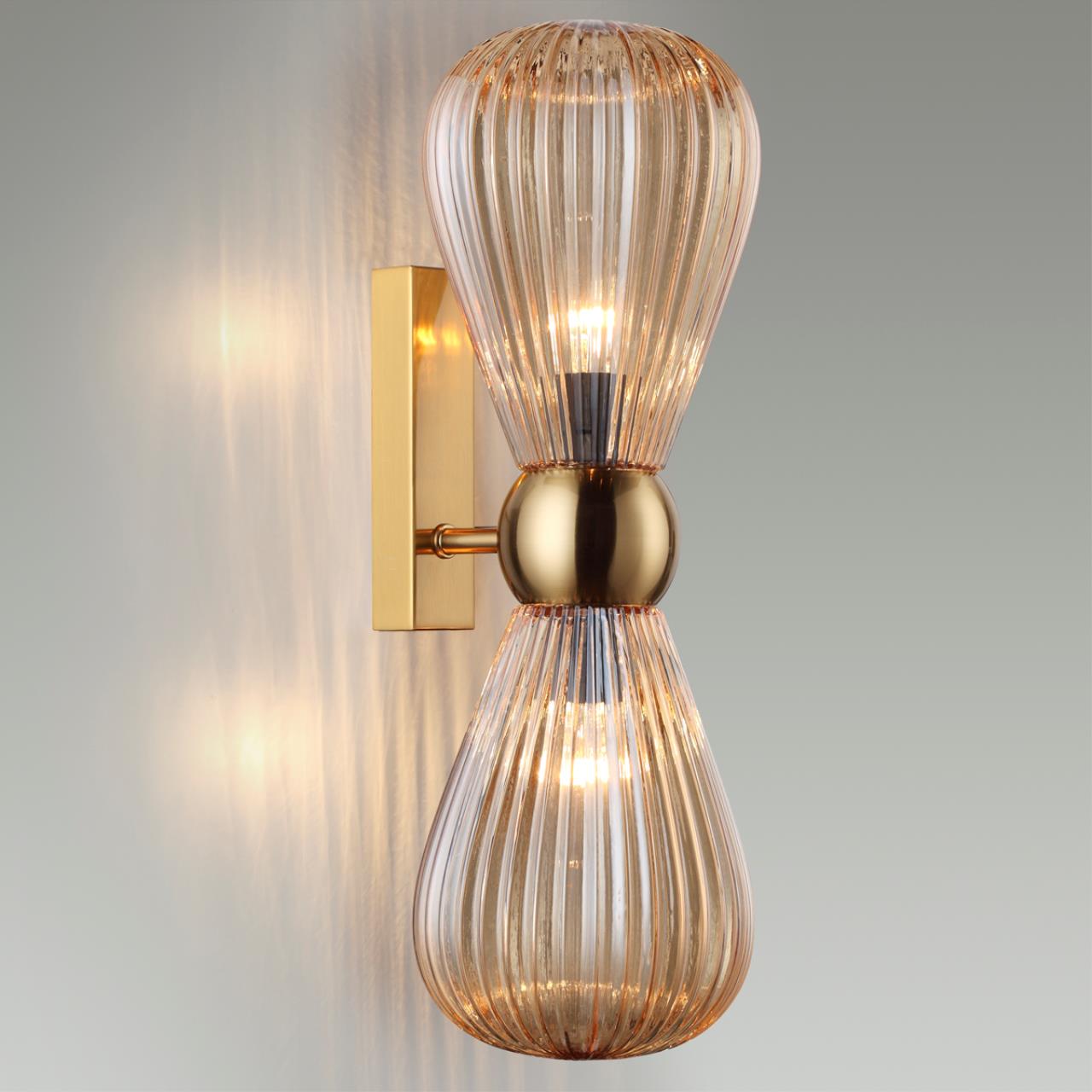 Светильник 45 см, Odeon Light Elica 5402/2W, золото