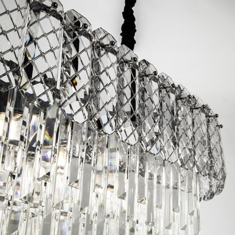 Подвесная люстра 98*37*95 см, Е14 10x40W, Хром MODELUX ML.20210.10 CR