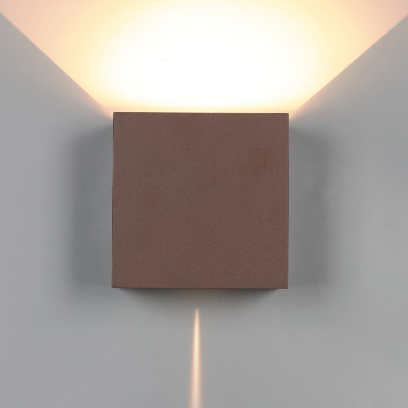 Бра *15*15 см, LED *  20W, 4000К Mantra Davos Xl 7654, коричневый