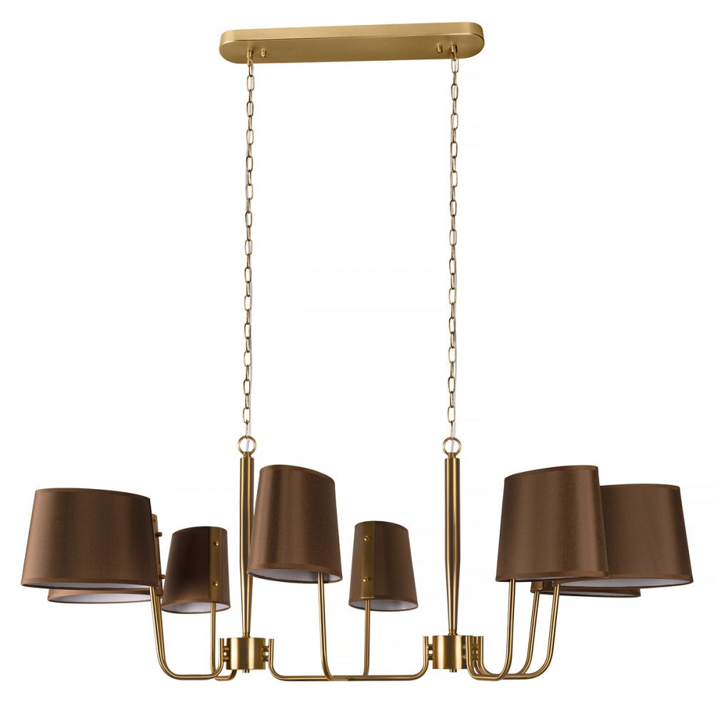 Подвесная люстра 137 см, Loft IT Hilton 10527/8 Brass, латунь