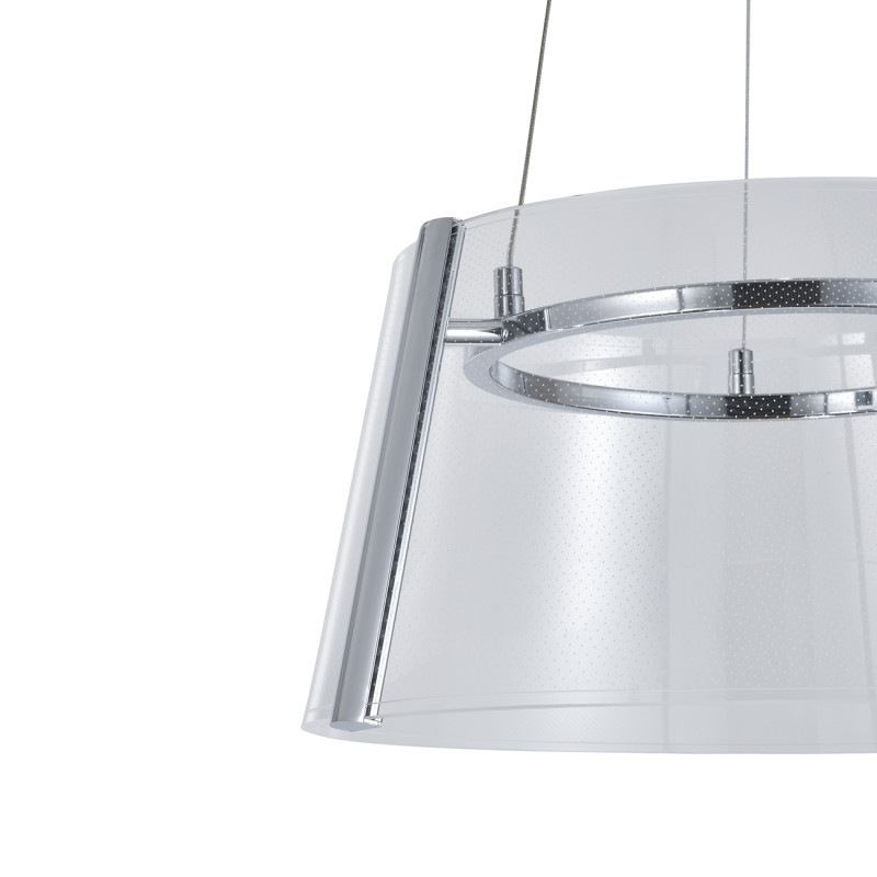 Подвесной светильник 40 см, 15W, 4000K, Indigo Orlare 14021/1P Chrome V000104L, хром, 14021/1P Chrome