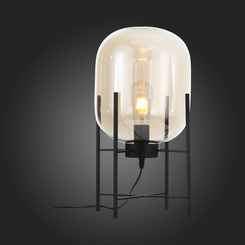 Настольная лампа 1*E27*40W, St Luce Burasca SL1050.505.01, черный