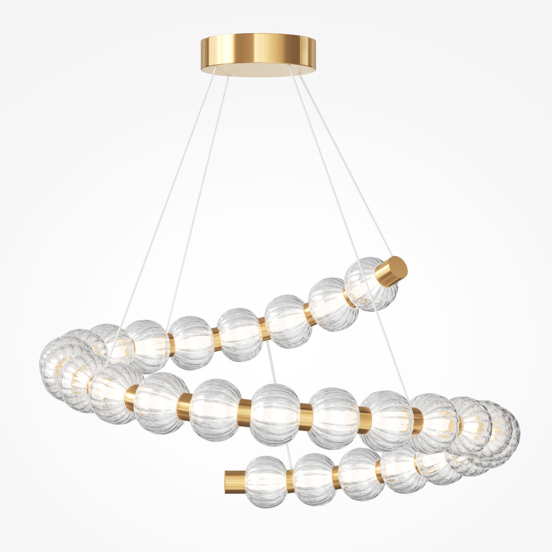 Подвесной светильник 80*80*341 см, LED, 40W, 3000К, Maytoni Amulet MOD555PL-L35G3K золотой
