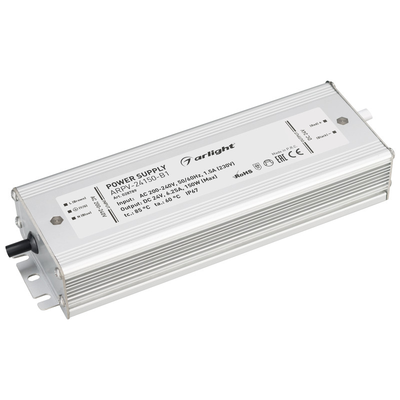 Блок питания для светодиодной ленты Arlight 028789 20,2*6,7*3,4 см.