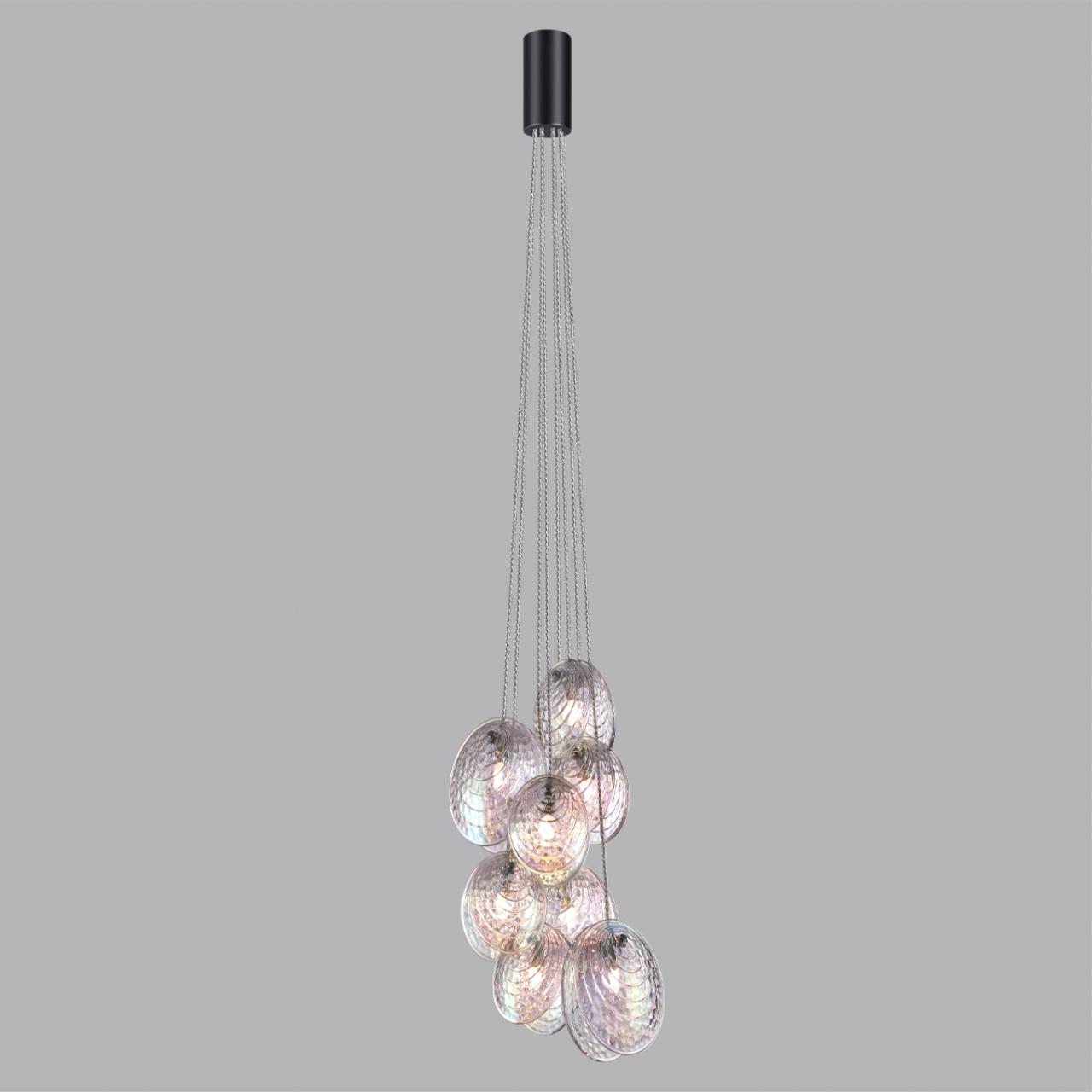 Люстра 30*30*155 см, 8 G9*40W, Odeon Light Mussels, черный 5039/8