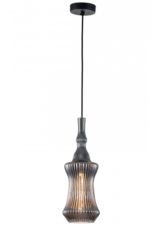 Подвесной светильник 140*140*440/2090 мм, 1*E27 чёрный Indigo Ideale V000132, 11011/1P Smoke